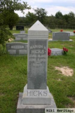 Marion H Hicks