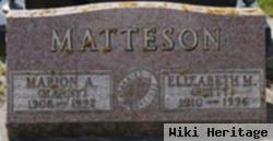 Elizabeth M. "betty" Matteson