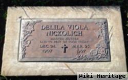 Delia V Nickolich