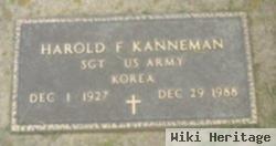 Harold Frank "red" Kanneman