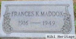 Frances King Maddox