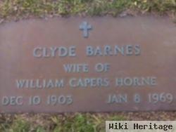 Annie Clyde "clyde" Barnes Horne