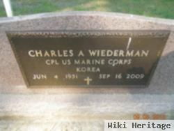 Charles A Weiderman