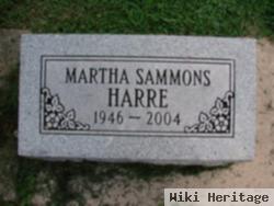 Martha "marti" Sammons Harre