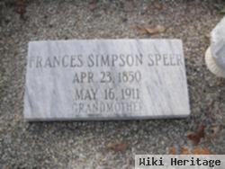 Frances Simpson Speer