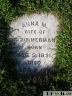 Anna Maria Focht Zimmerman