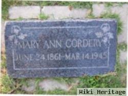 Mary Ann Watling Cordery