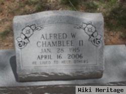 Alfred W Chamblee, Ii