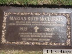 Marian Ruth Fowles Mcclurkin