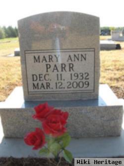 Mary Ann Parr