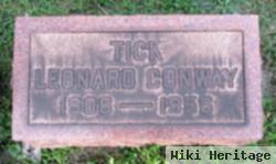 Leonard F "tick" Conway