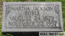 Martha Jackson Ruble