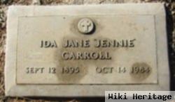 Ida Jane "jennie" Carroll