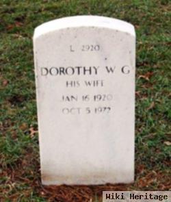 Dorothy W G Housenga