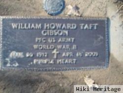 Pfc William Howard Taft Gibson