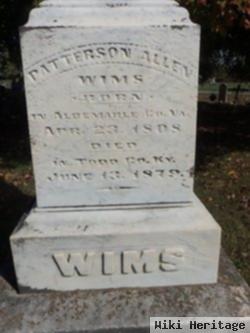 Patterson Allen Wims