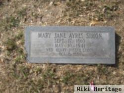 Mary Jane Ayres Simon