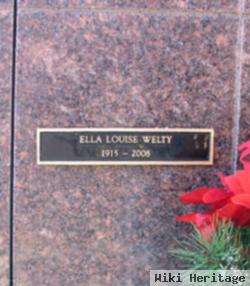 Ella Louise "louise" Lee Welty