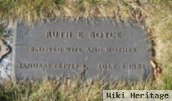 Ruth E Boyce