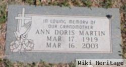 Ann Doris Martin