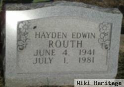 Hayden Edwin Routh