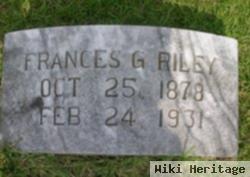 Frances G Riley