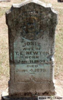 Josephine "josie" Newcome Newton