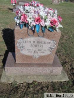 Ethel M "dustie" Holstlaw Bowers