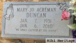 Mary Jo Acreman Duncan