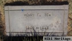 Henry F Bem