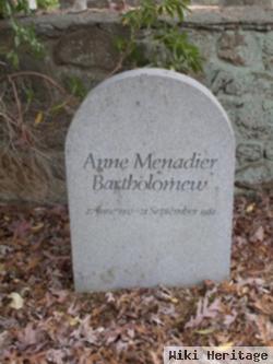 Anne Menadier Bartholomew