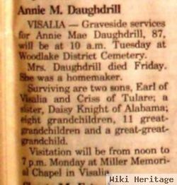 Annie Mae Mcgough Daughdrill