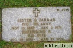 Lester L Farrar