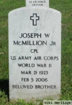 Joseph W Mcmillion, Jr