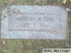 Albertina M. Jones Rider