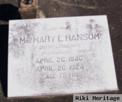 Mary Chambers Ransom