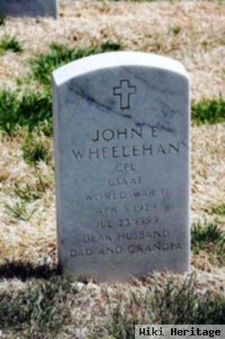 John E Wheelehan