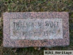 Thelma M Wolf