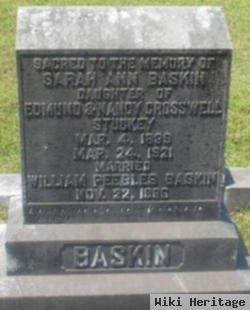 Sarah Ann Stuckey Baskin