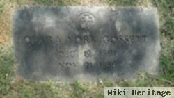 Clara York Gossett