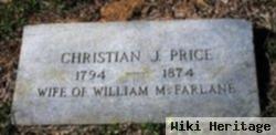 Christian Jane "crissa" Price Mcfarlane