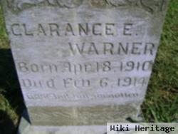 Clarance E Warner