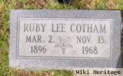 Ruby Lee Cotham