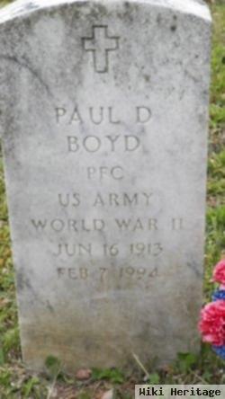 Paul D Boyd