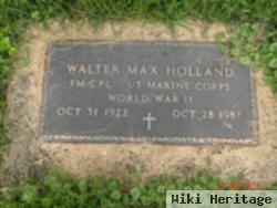 Walter Max Holland