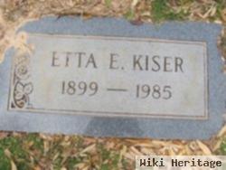 Etta E Kiser