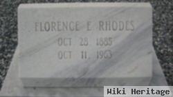 Florence E Rhodes