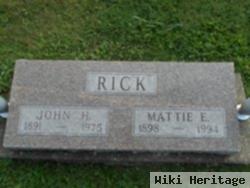 Mattie E Viers Rick