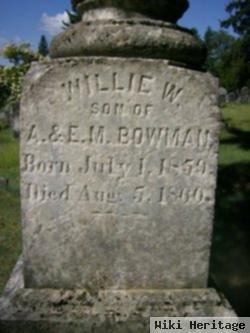 Willie W. Bowman