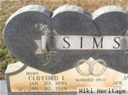 Clifford L Sims